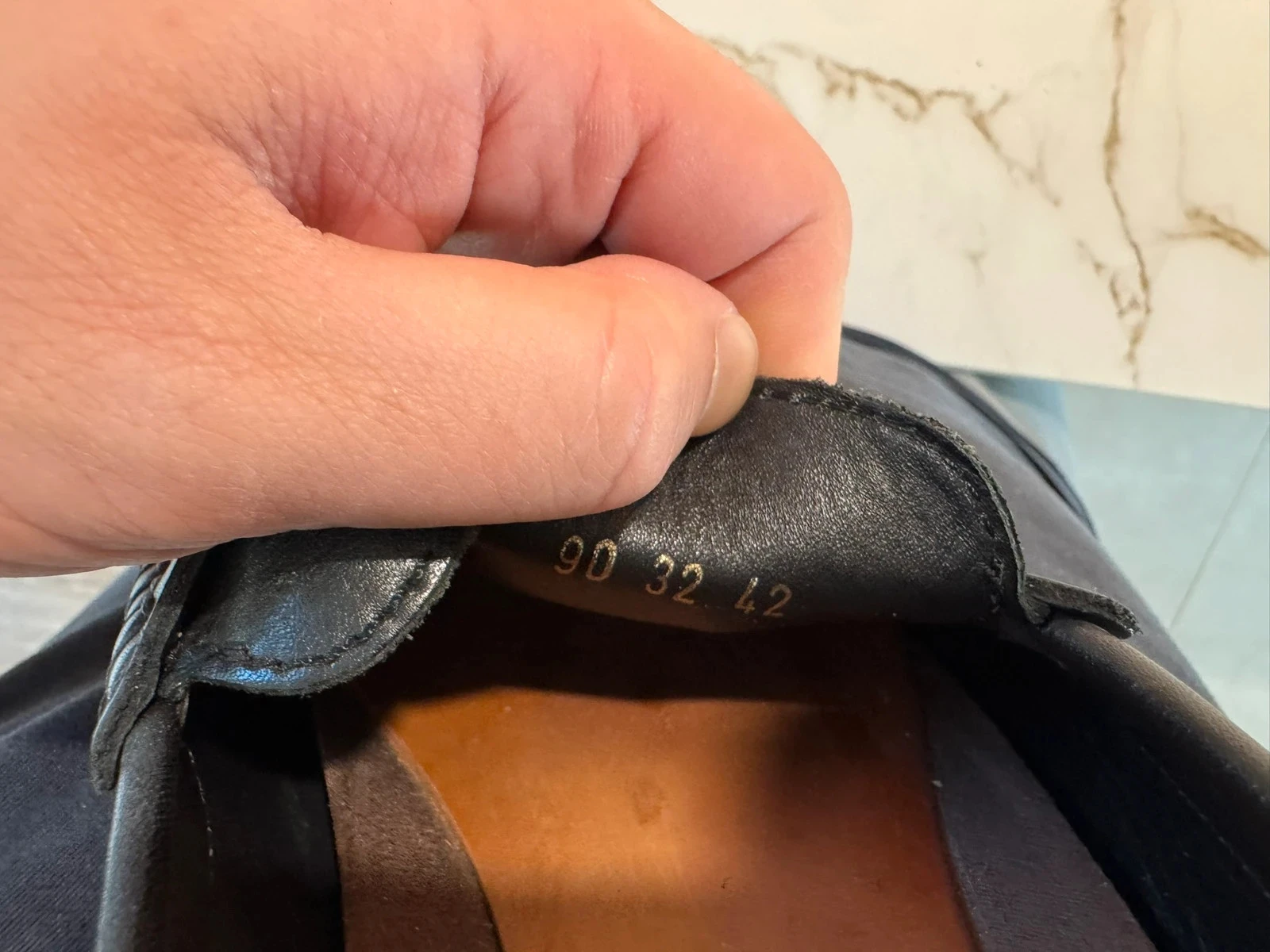 Heren mocassins maat 42 Geox zwart leer zeer goede staat – photo 7